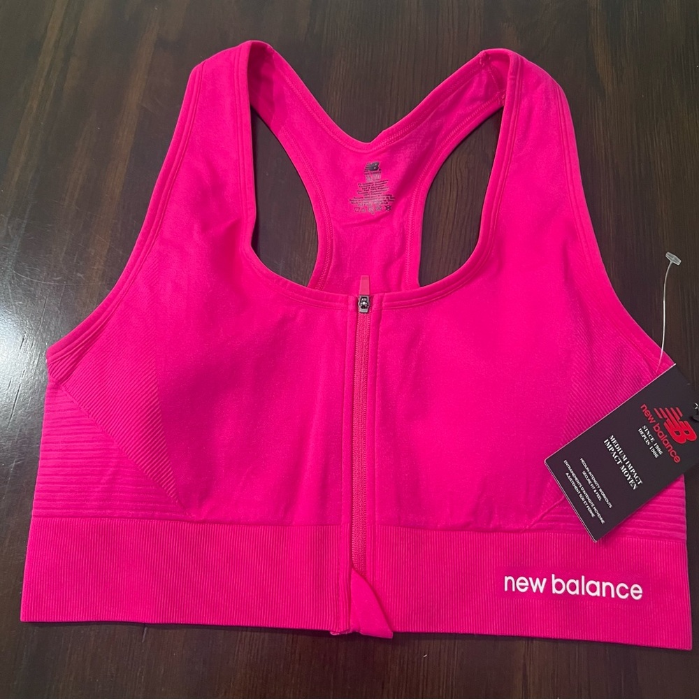 New Balance Women's Pink Sports Bra